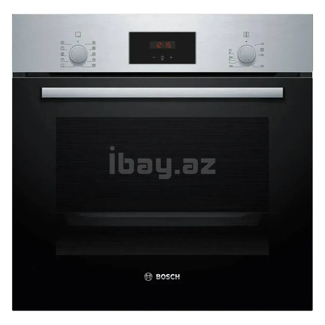 Встраиваемая духовка Bosch HBF512BS1T – Serie 2, 66 л, черно-серебристая 1