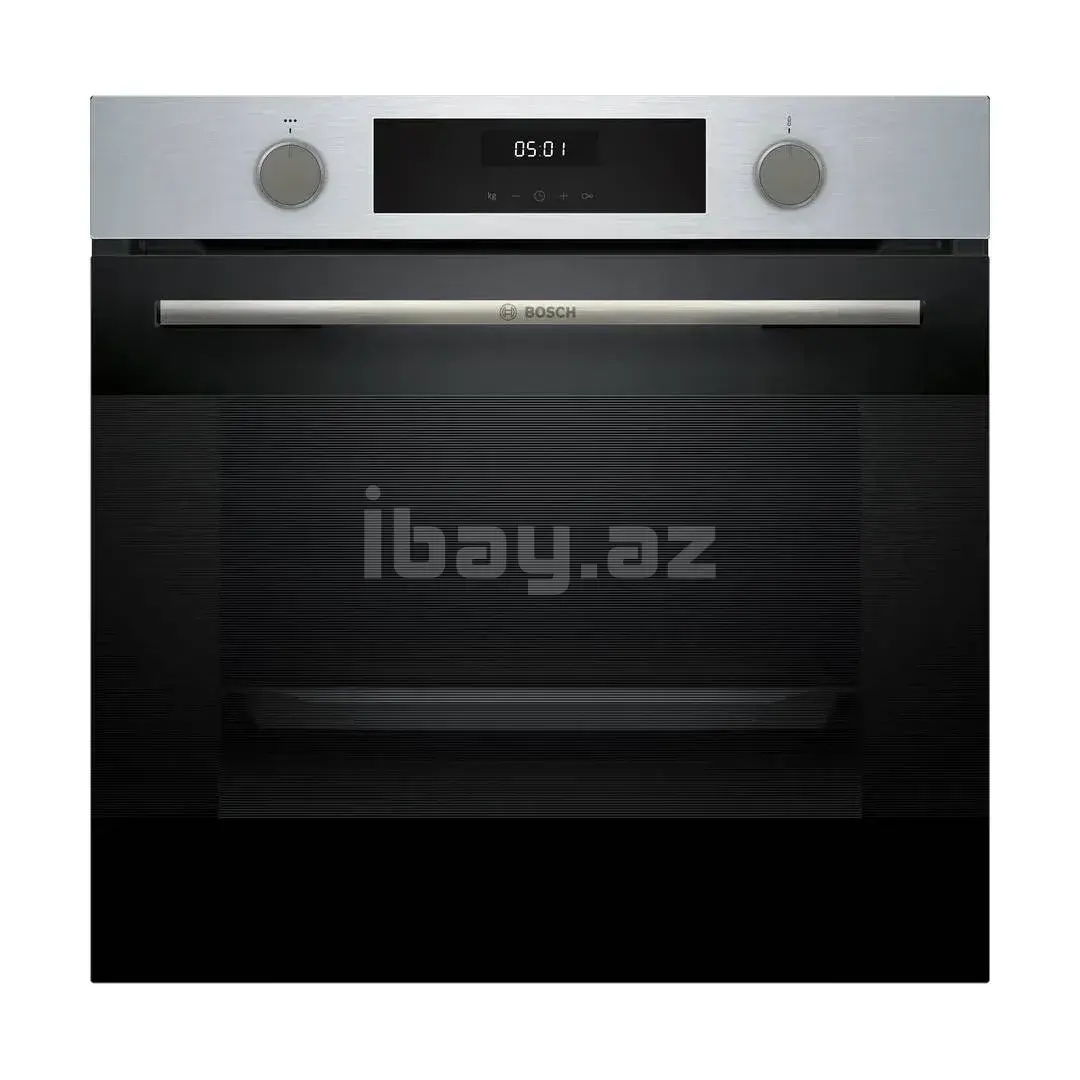 Встраиваемая духовка Bosch HJA737BR0 – Serie 4, 76 л, 7 программ, серебристая 1