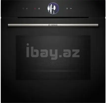 Встраиваемая духовка Bosch HMG776NB1 – Serie 8, 71 л, микроволновка, 4D Hotair, Pyrolytic 1