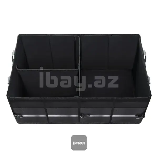Baseus Organize Fun Series 60L Avtomobil Saxlama Çantası Qara