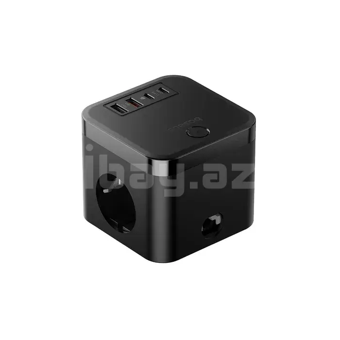 Baseus PowerCombo Cube E00066400117-00 Сетевой удлинитель 7-Port 30W
