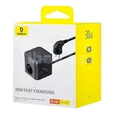 Baseus PowerCombo Cube E00066400117-00 Сетевой удлинитель 7-Port 30W 2