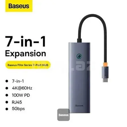 Baseus Flite Series 7-in-1 B00052805813-00 USB-C HUB 2