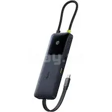 Baseus Dual Fast Charging 6-in-1 HUB Многофункциональный USB-C хаб 2