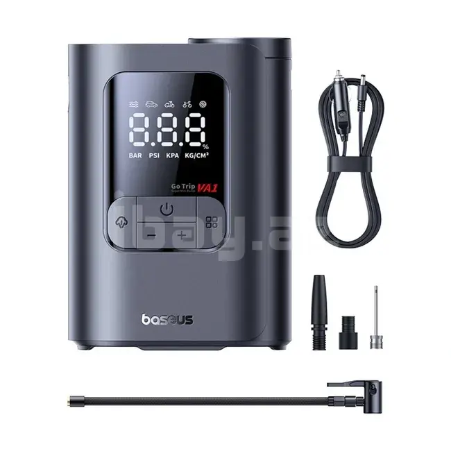 Baseus GoTrip VA1 Super Mini Cordless Inflator Portativ Akkumulyatorlu Avtomobil Kompressoru Black