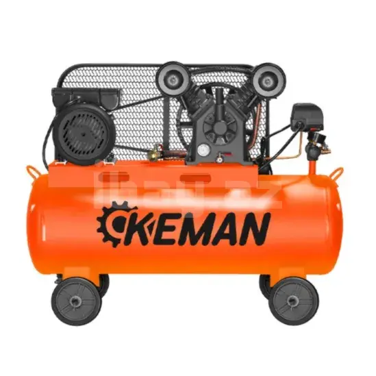 Keman KM100L-Y Hava Kompressoru (100 Litr, Yağlı)