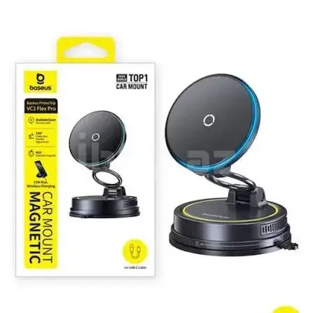 Baseus PrimeTrip VC2 Flex Pro 15W Магнитный автомобильный держатель с зарядкой 2