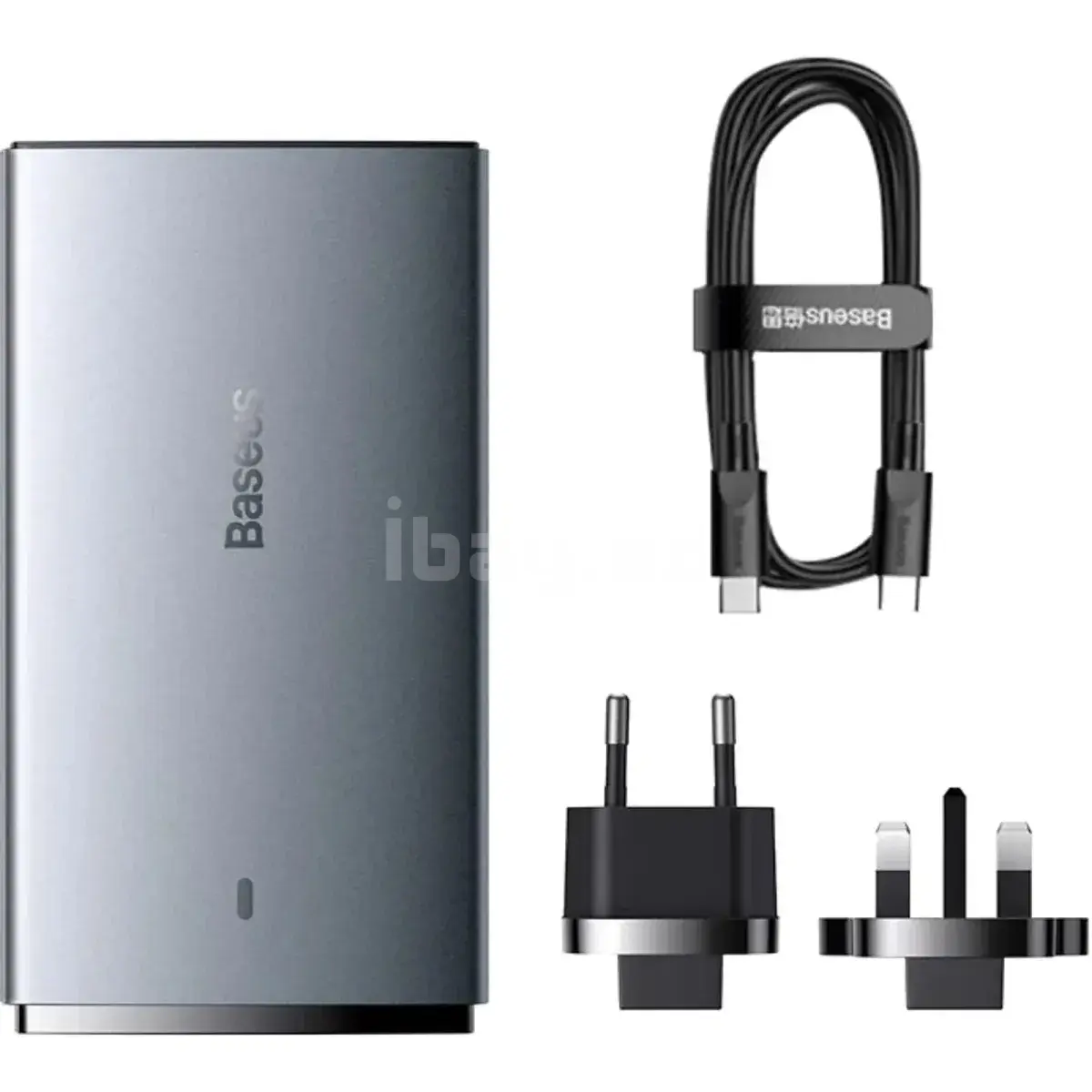 Baseus GaN5 Pro Ultra-Slim\ 65W USB-C + USB-A Быстрое зарядное устройство 3