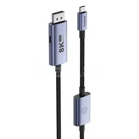 Baseus High Definition B0063370D111-02 USB-C to DisplayPort 8K кабель 1.5м 3