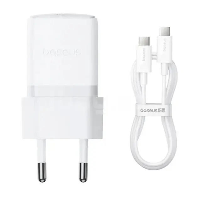 Baseus Palm Fast Charger 1C 30W Зарядный адаптер USB-C с кабелем 1 м