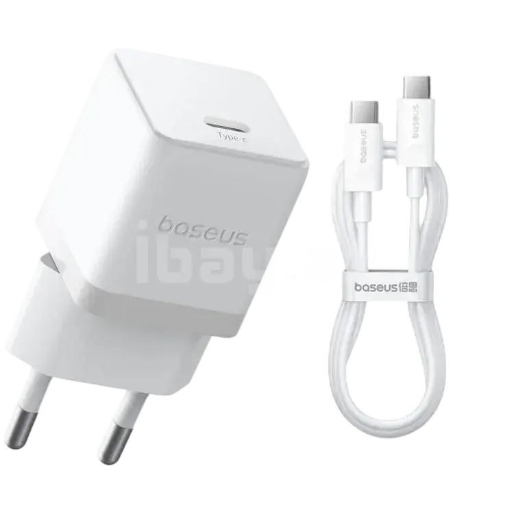 Baseus Palm Fast Charger 1C 30W Зарядный адаптер USB-C с кабелем
