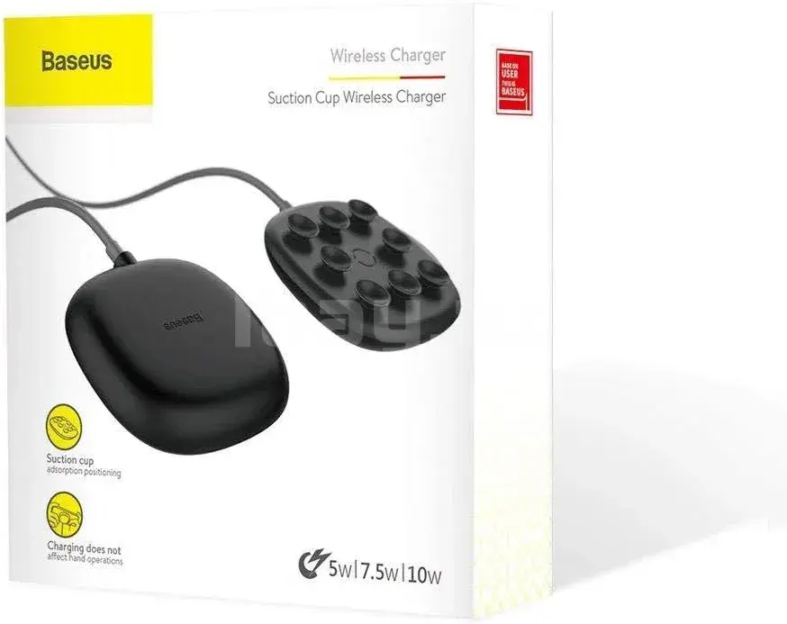 Baseus Suction Cup Беспроводное зарядное устройство на присосках 10W