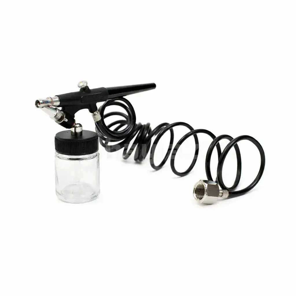 Pulverizator Mini Dəst İki Balonlu (Plastik) – Professional Aeroqraf Dəsti