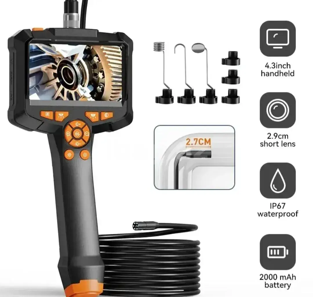 Professional Full HD Rəqəmsal Endoskop – 1080p Təsvir Ölçülü Sənaye Boroskopu