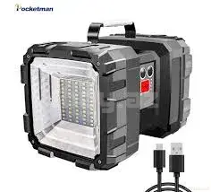 Профессиональный перезаряжаемый LED фонарь-прожектор LETOUR