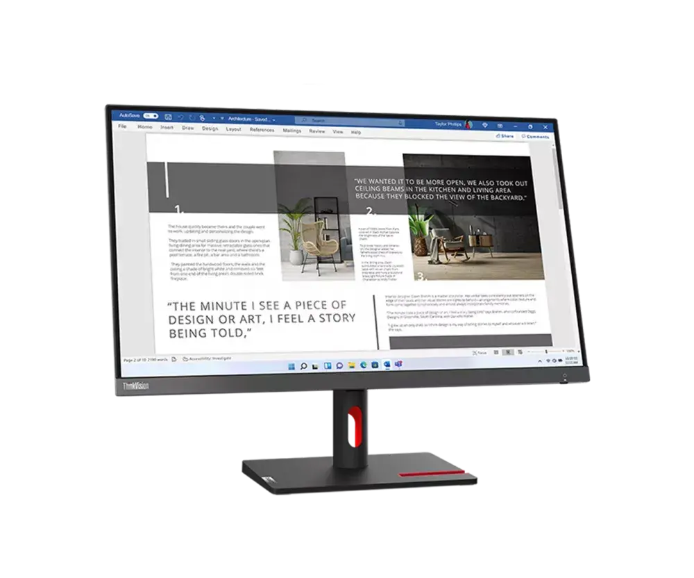 Lenovo ThinkVision S27i-30 63DFKAT4EU 27" FHD IPS 100Hz Бизнес-монитор