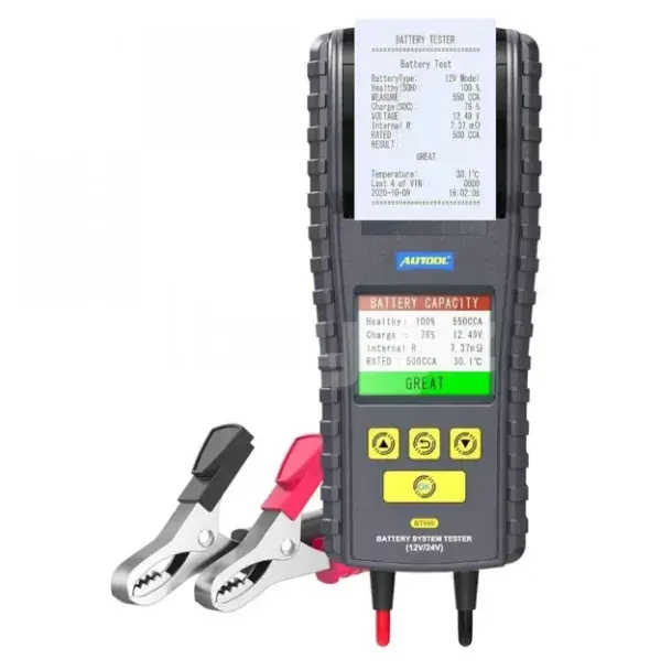 AUTOOL BT860 — Профессиональный тестер и сервисный прибор для аккумуляторов