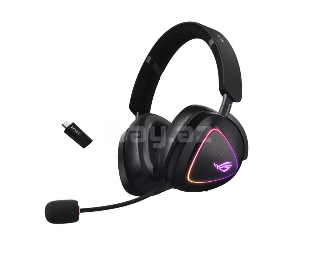 ASUS ROG Delta II Simsiz Gaming Qulaqlıq Tri-Mode RGB