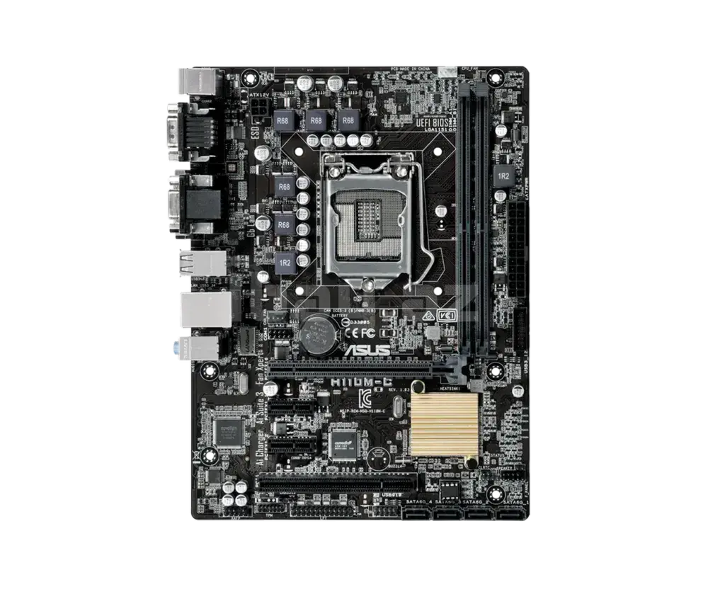 ASUS H110M-C 90MB0NY0-M0EAY0 Intel H110 LGA1151 DDR4 microATX Ana Plata