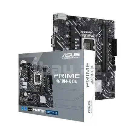 ASUS PRIME H610M-K D4 90MB1A10-M0EAY0 Intel H610 LGA1700 DDR4 mATX Ana Plata 3