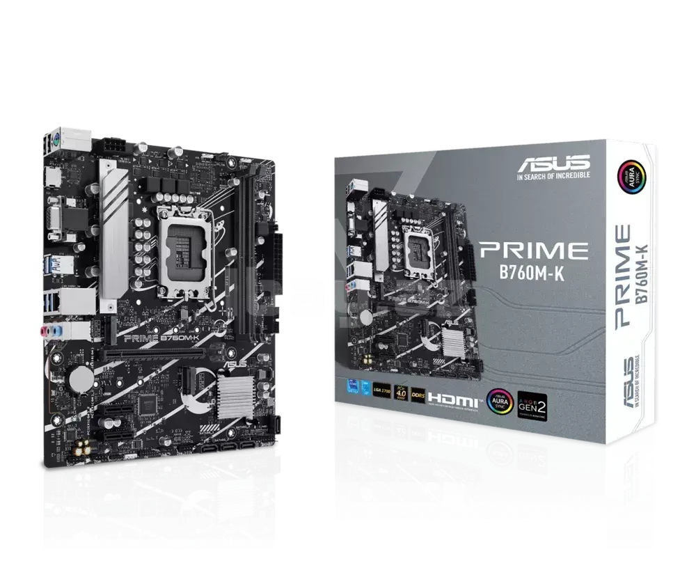 ASUS PRIME B760M-K 90MB1FI0-M1EAY0 Intel B760 LGA1700 DDR5 mATX Материнская плата