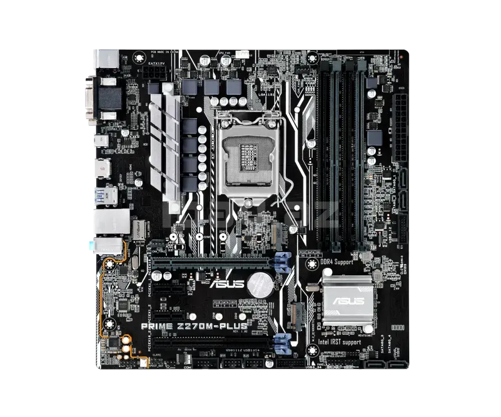 ASUS PRIME Z270M-PLUS 90MB0S50-M0EAY0 LGA1151 Intel Z270 DDR4 mATX Ana Plata