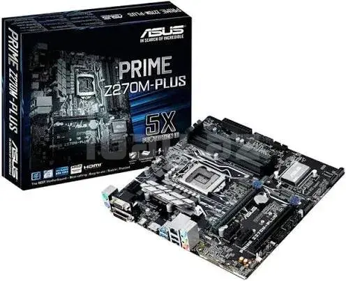 ASUS PRIME Z270M-PLUS 90MB0S50-M0EAY0 LGA1151 Intel Z270 DDR4 mATX Ana Plata 3