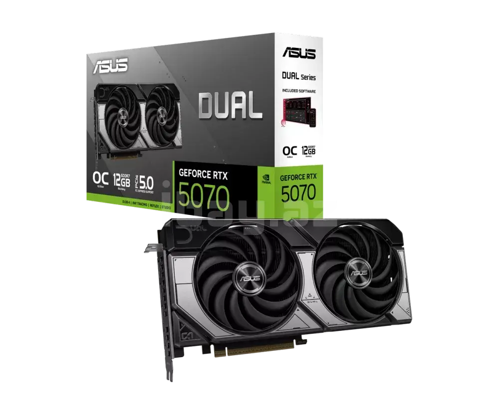 ASUS Dual GeForce RTX 5070 OC 12GB GDDR7 90YV0M17-M0NA00 Videokart