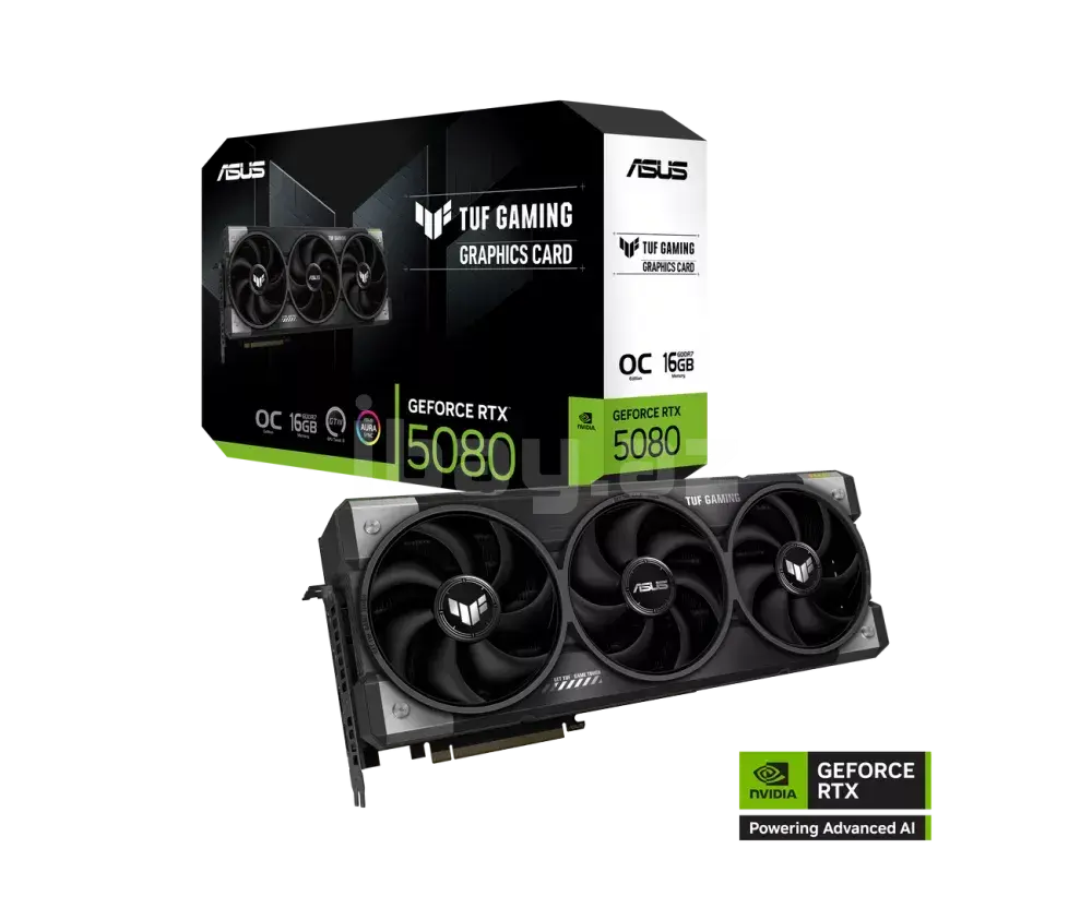ASUS TUF Gaming GeForce RTX 5080 16GB GDDR7 OC Edition Videokart
