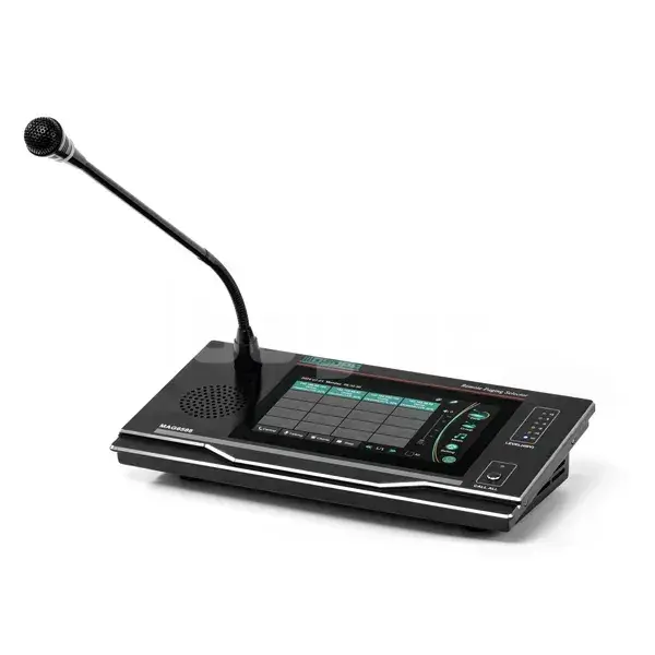 Профессиональная сетевая IP-станция оповещения MAG6588 (Цифровой интеллектуальный пульт управления) 1
