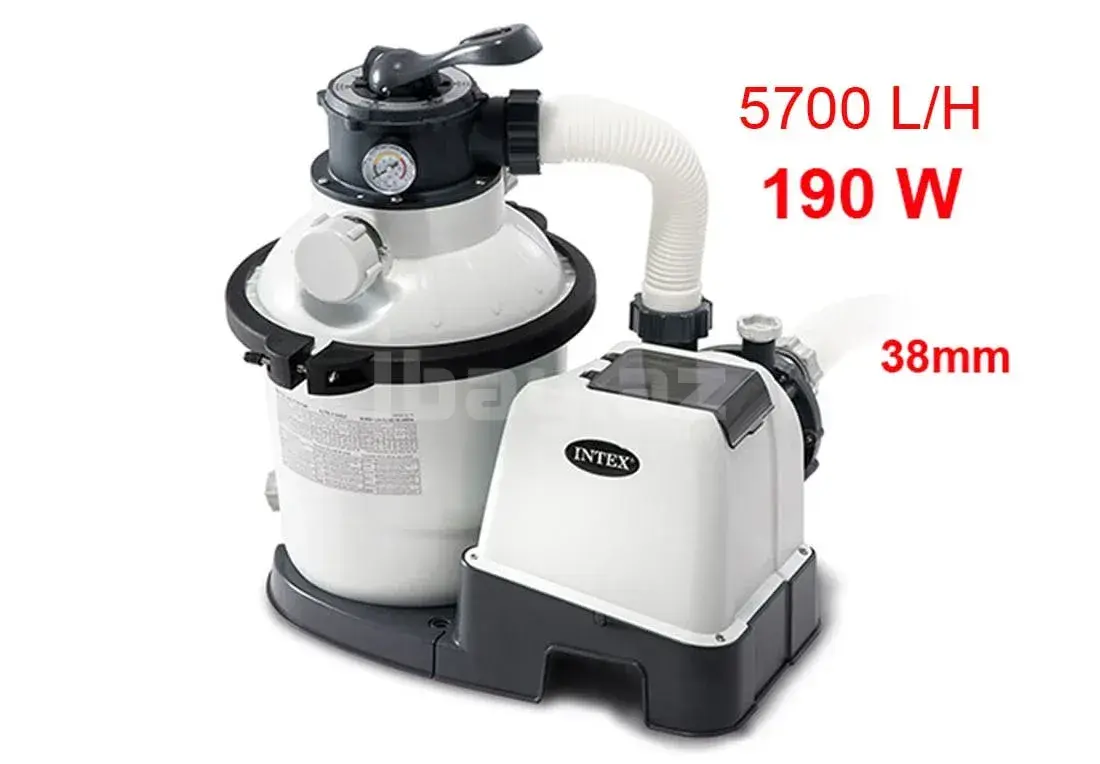 Peşəkar Intex 26644 Qum Filtr-Nasosu (4.500 L/saat)