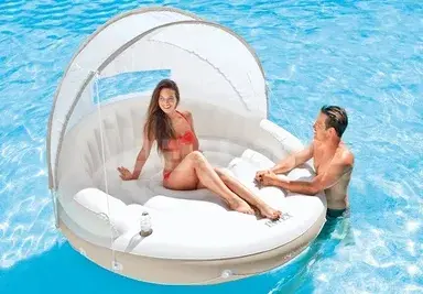 Peşəkar Intex 58292 Canopy Island (199x150 sm) Şişmə Ada 1