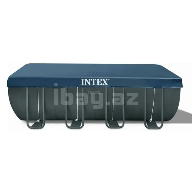 Intex 10756 тент для бассейна | покрытие для каркасного бассейна 5.49x2.74x1.32 м
