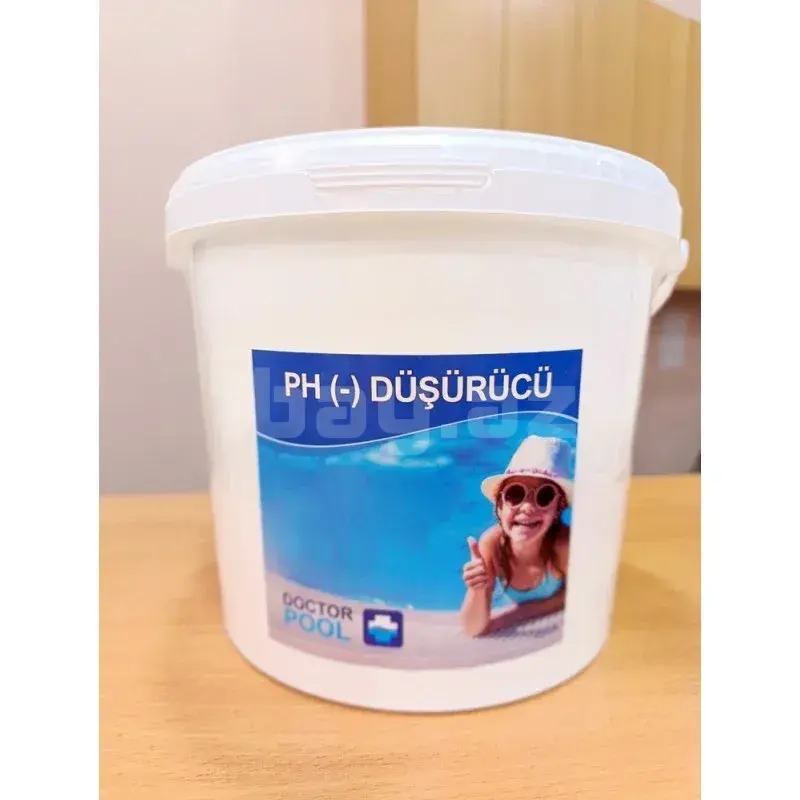 Dr.Pool / Pooltech pH "-" (pH Minus) Su turşuluğunu azaldan kimyəvi vasitə 5 kq | hovuz üçün pH tənzimləyici toz