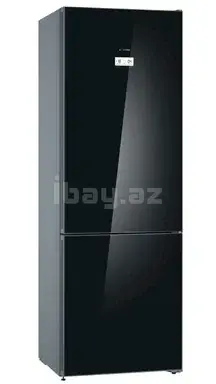Bosch KGN49LB30U Soyuducu 435L No Frost Qara Şüşə 1