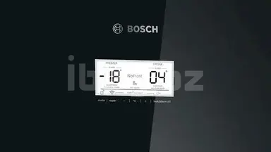 Bosch KGN49LB30U Soyuducu 435L No Frost Qara Şüşə 2