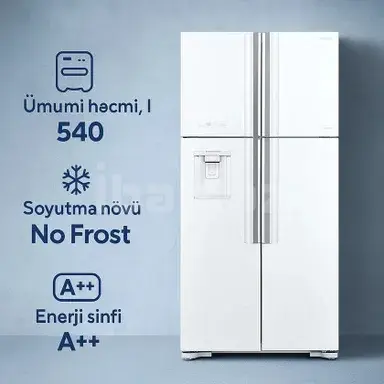 Hitachi R-W760PU7 GPW Soyuducu 3