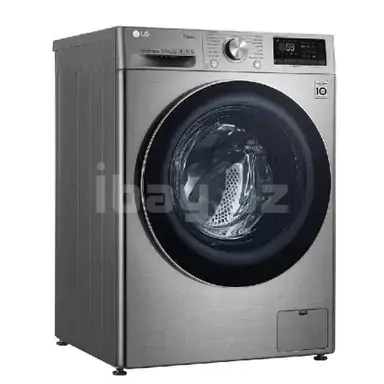 LG F2V7GWL2P Стиральная Машина 8.5 Кг 1200 Об/Мин Inverter Direct Drive Steam Wi-Fi Серебро