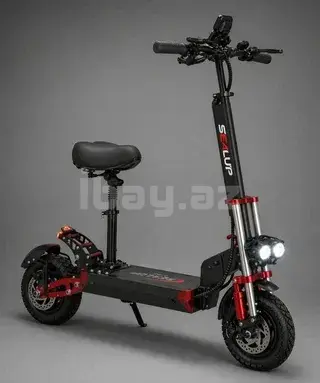 Электросамокат ABC-Q22 48W (Черно-Красный)
