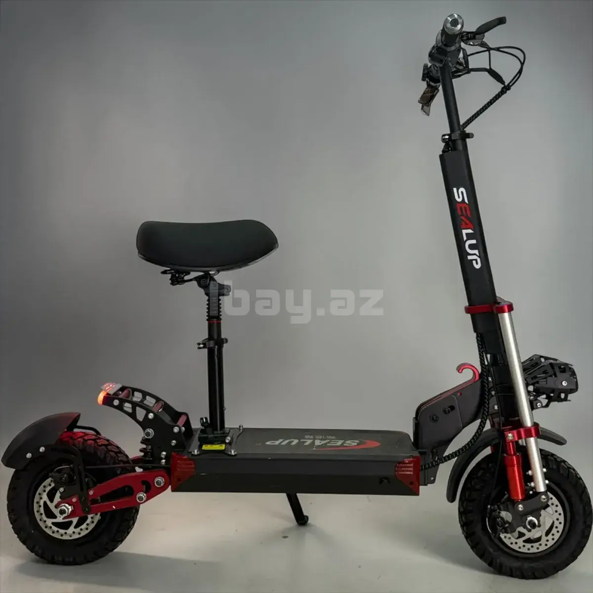 Электросамокат ABC-Q22 48W (Черно-Красный) 2