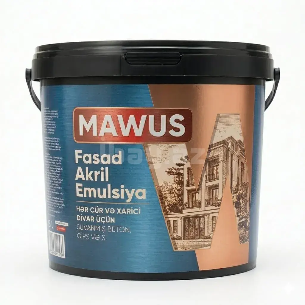 Mawus Akril Əsaslı Yüksək Örtücü Fasad Emulsiyası