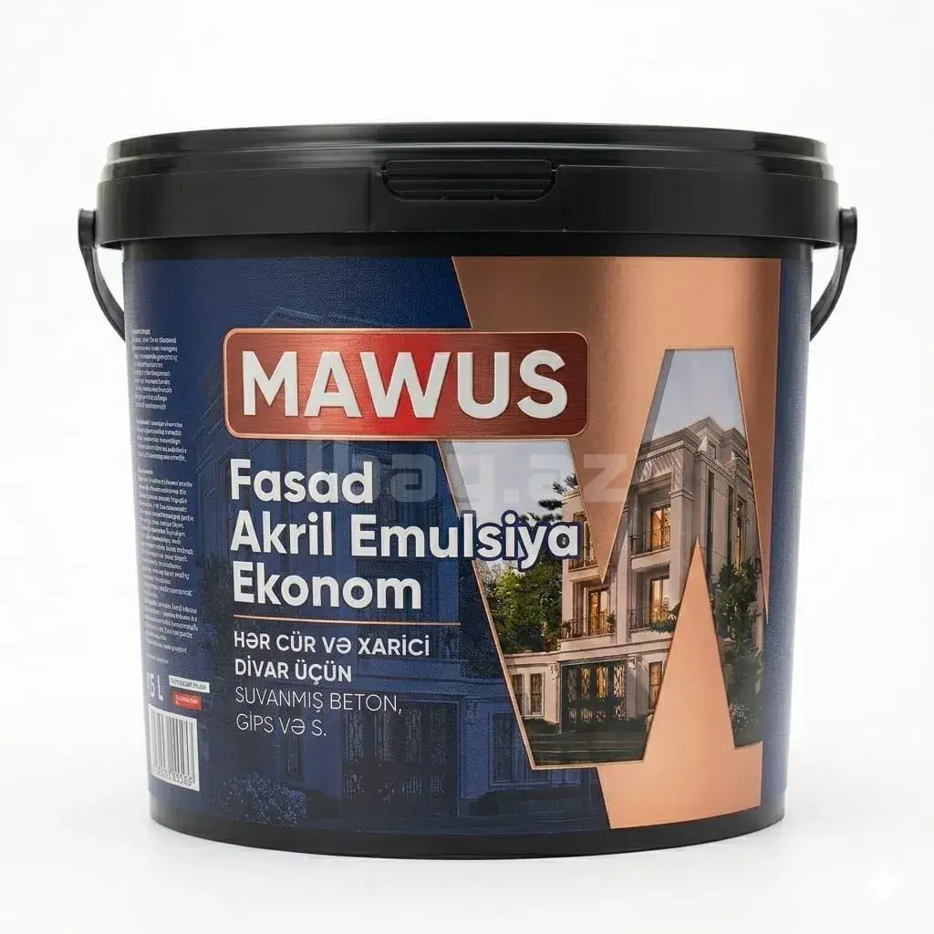 Mawus Ekonom Akril Əsaslı Fasad Emulsiyası