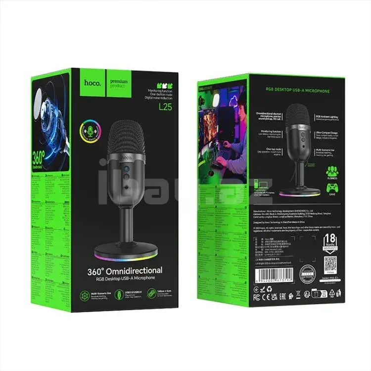 HOCO L25 Oyun Mikrofonu USB Simli