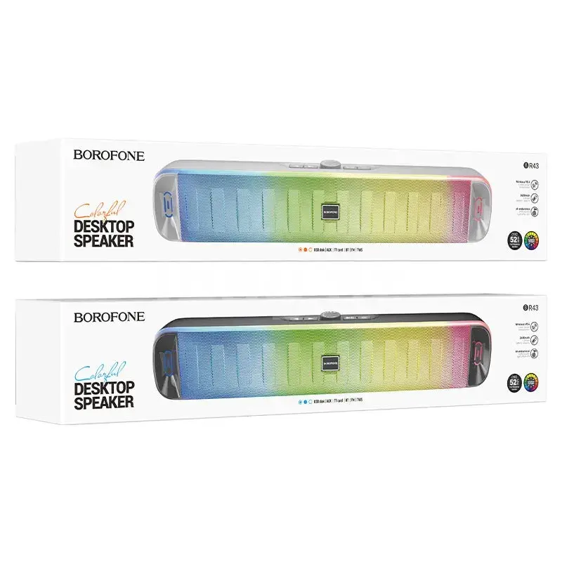 BOROFONE BR43 Colorful Настольная Bluetooth-Колонка 10W RGB 2400mAh