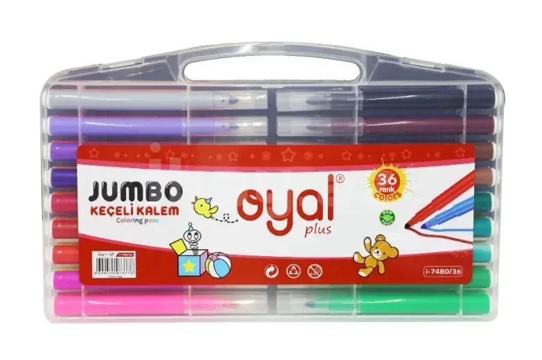 Oyal i-7480 Jumbo Flomaster Dəsti