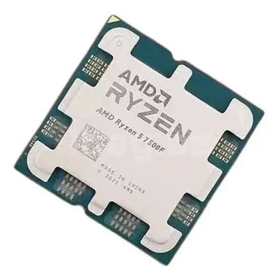 AMD Ryzen 5 7500F 6 Nüvə 12 Axın 5.0GHz AM5 Zen 4 Prosessor 2