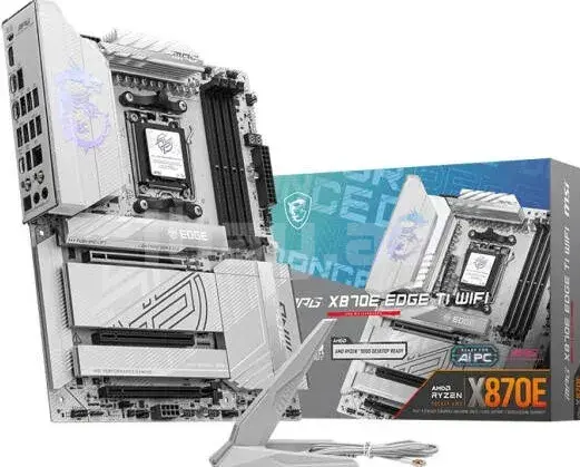 MSI MPG X870E EDGE TI WIFI White Материнская Плата