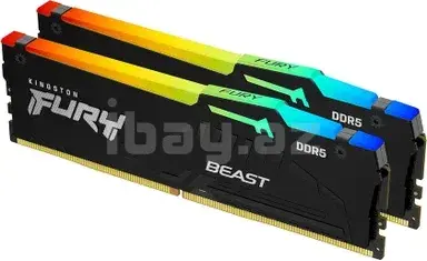Kingston FURY Beast RGB 32GB DDR5 6000MHz Оперативная Память