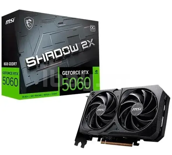 MSI GeForce RTX 5060 8G SHADOW 2X OC 8GB GDDR7 128-bit Видеокарта