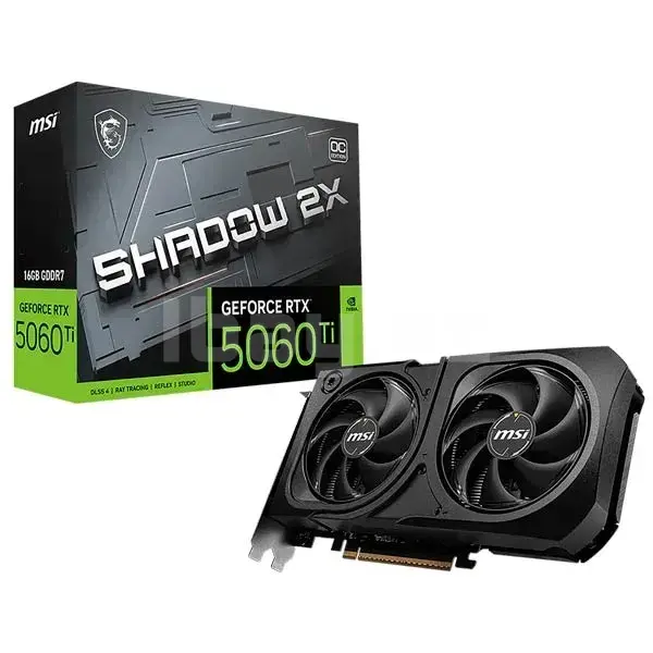 MSI GeForce RTX 5060 Ti 16G SHADOW 2X Видеокарта